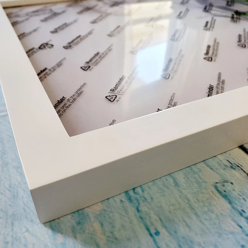 2 Kagyuan Photo Picture Frame Solid White Wood 12×18